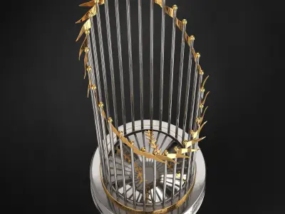 Baseball World Series Champion Trophy 3D model