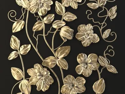 floral decorations 3D model