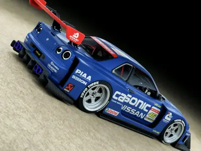 Nissan Skyline R34 Calsonic Livery 3D model