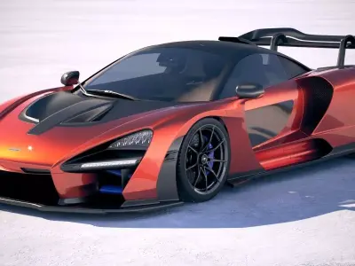 McLaren Senna 2019 3D model