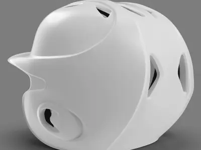 Batting Helmet Baltimore Orioles 2 3D model