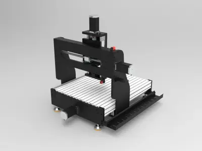 CNC milling machine  3D print model