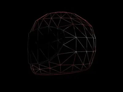 Helmet Low-poly 3D model