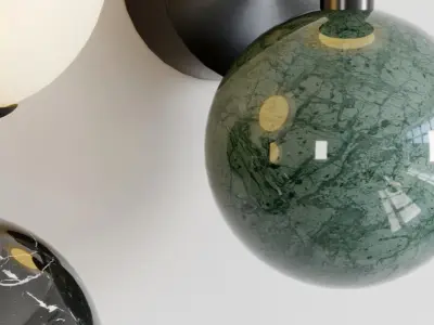 dalt aromas wall light Low-poly 3D model