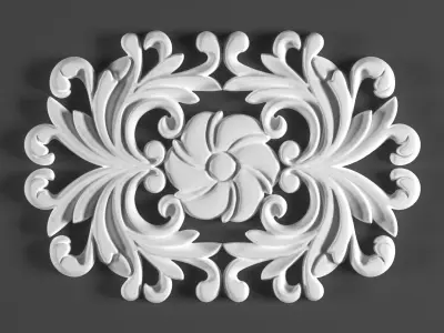 6 ornamental classic decoration 3d model kitbash vol 16 3D model