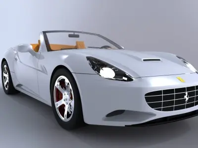 Ferrari California convertible 3D model
