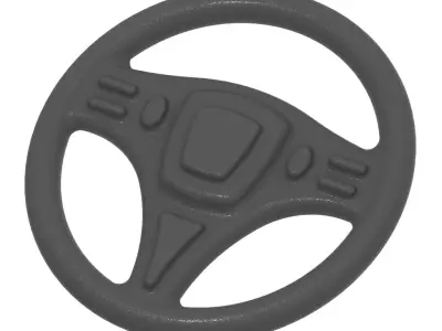 Exquisite Steering Wheel 3D print model