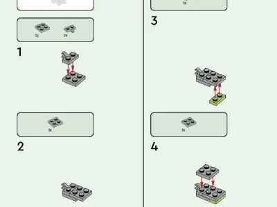 TwindBricks3D - 21261 The Wolf Stronghold 3D print model
