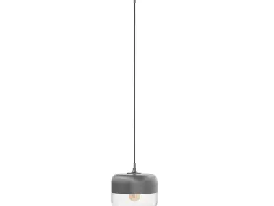 Black Hanging Lamp 3D Model 3D model