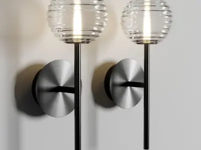 doul aromas wall light Low-poly 3D model