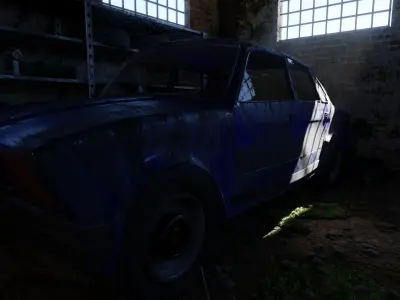 Garage Scene 3D model