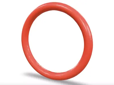Rubber Ring 3D Model for Ring Toss Game Realistic Game Asset 3D model