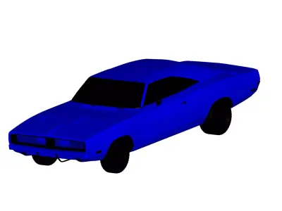 Dodge Charger RT 1970 3D model purchase