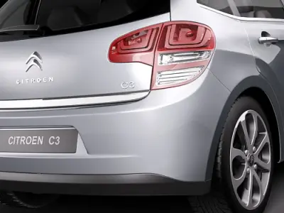 Citroen C3 2010 Sedan 3D model