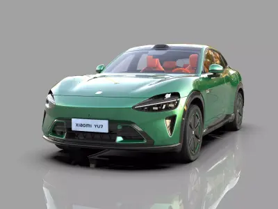 Xiaomi YU7 2025 HQ interior 3D model