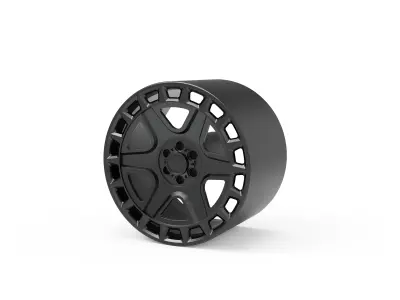 BLACK RHINO 6 spokes york 3D print model
