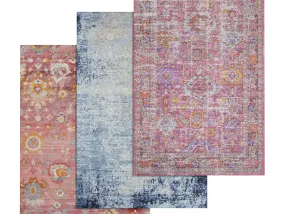 Rug Set 811 3D model