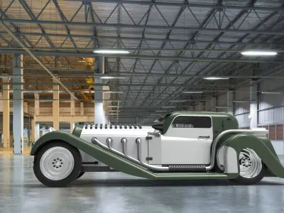 classic car 3D model