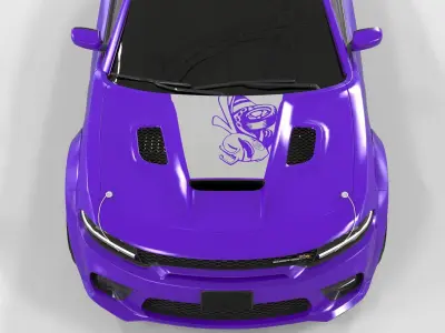 Dodge Charger Super Bee 2023 3D model