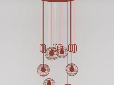 Lamp Chandelier  3D model