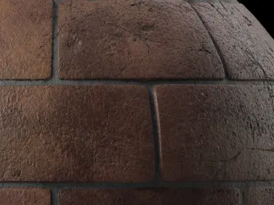 Stone Wall Materials 65- Decorative Stone Sbsar Pbr 4k Seamless Texture