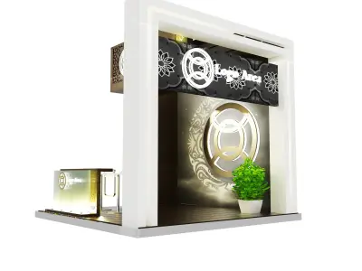 Booth Exhibition Stand a45 3D model