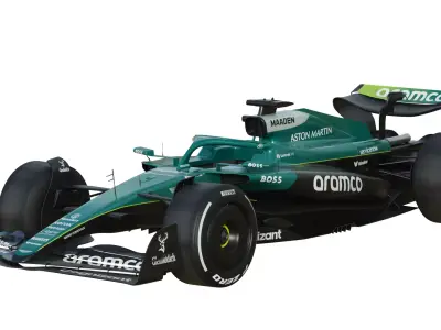 F1 Aston Martin AMR25 2025 3D model