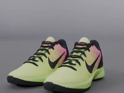 nike tennis shoes 3D model