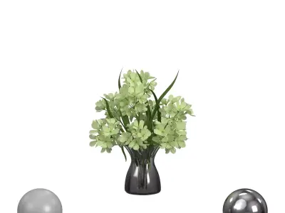 Geranium Bouquet 3D model