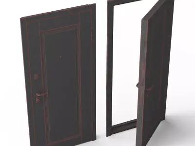 Pyanen Door 3D model