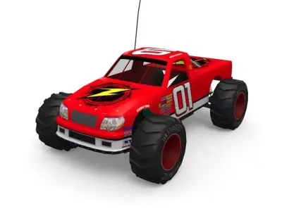 Game Ready RC Offroad Truck Low-poly 3D model