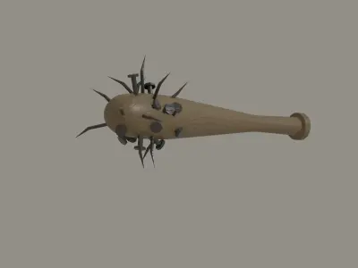 Spiked Baseball Bat 3D model