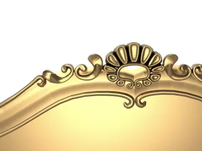 carved frame 3D model