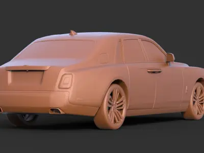 Rolls Royce Phantom 3D print model