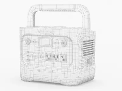 Jackery Explorer 1000 v2 Portable Power Station 3D model