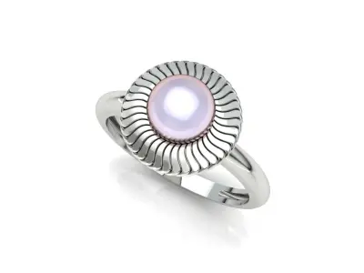 Pearl Ring 3D print model order