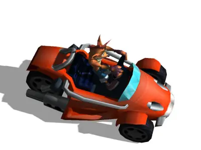 Crash Bandicoot - Trikee Crash Tag Team Racing 3D print model