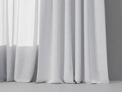 Curtains 02 collection 6 3D model