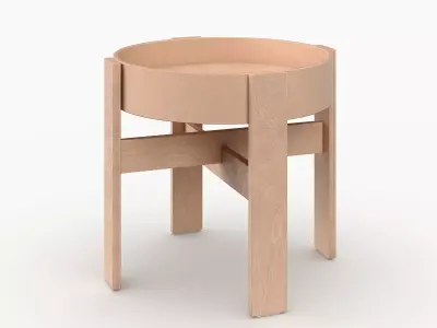 Ikea BASTUA Side table 3D model