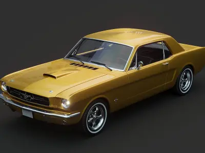 Ford Mustang 1964 3D model