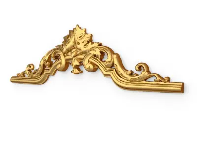 Classic carved decor ornament 399 3D model