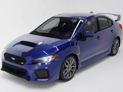 Subaru WRX STi Elite Tuners Edition 2018 Low-poly 3D model