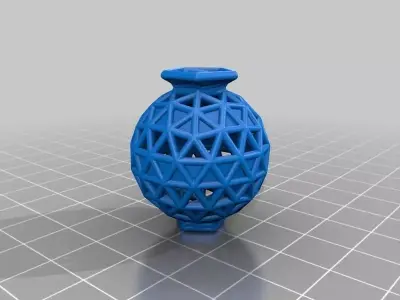 Geosphere Vase 24 Free 3D print model