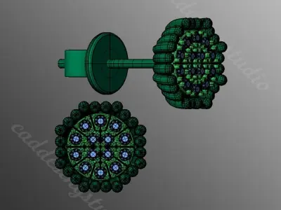 Lk3 Earrings 3D print model 3D print model 3D print model