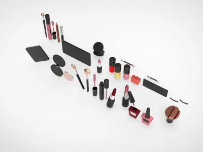 Luxury Cosmetic Skin Care 3d 3D model