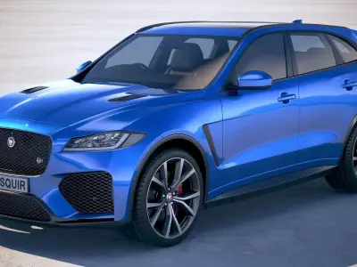 Jaguar F-Pace SVR 2019 3D model