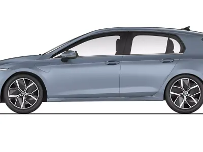 Volkswagen Golf 2024 3D model