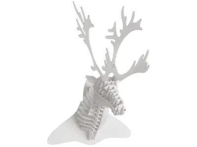 Wall Decor DEER HEAD by Devran Rahim 3D model