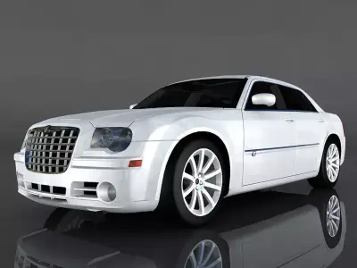 Chrysler 300C SRT Low-poly 3D model