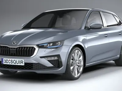 Skoda Scala 2024 3D model